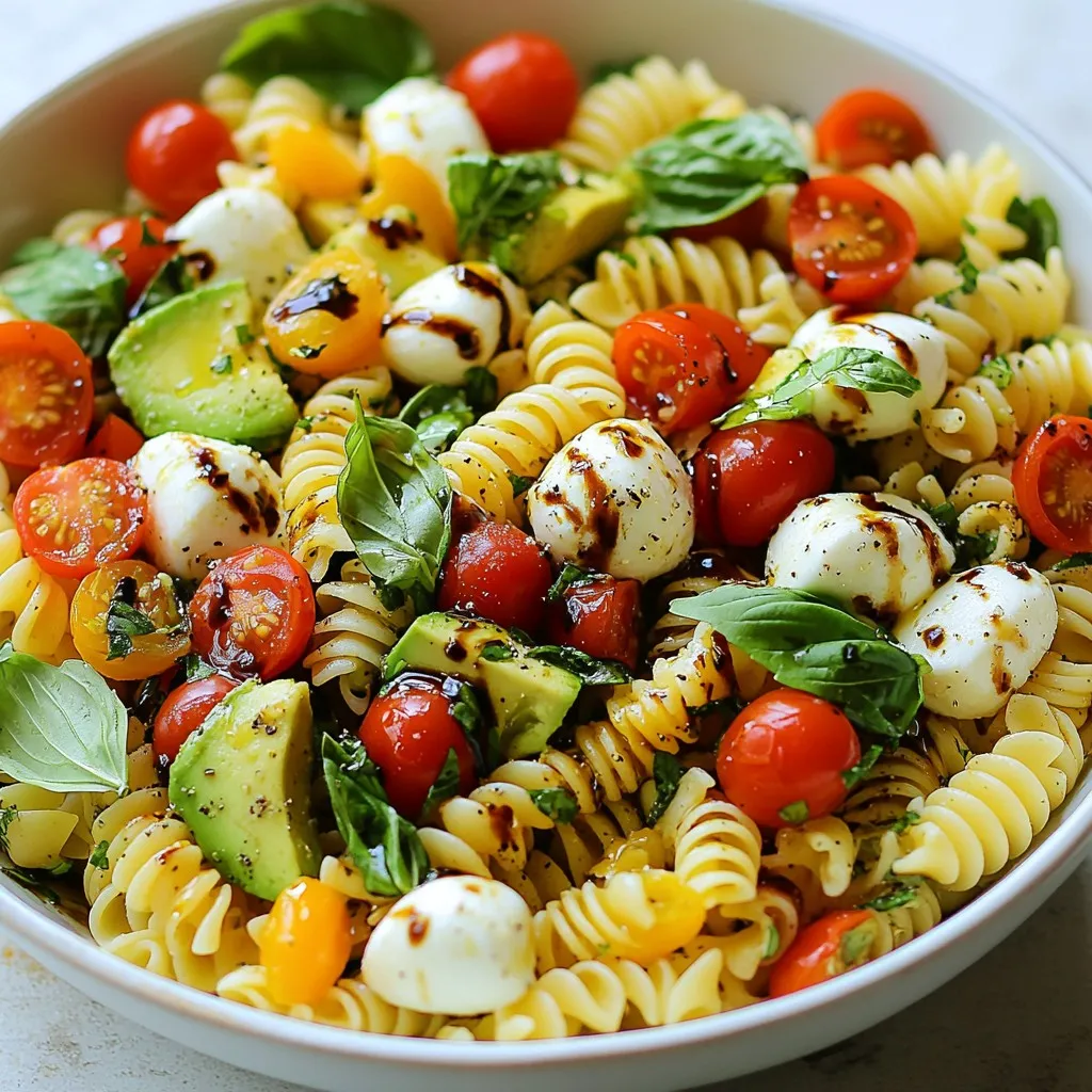Caprese Pasta Salad Fresh and Flavorful Recipe