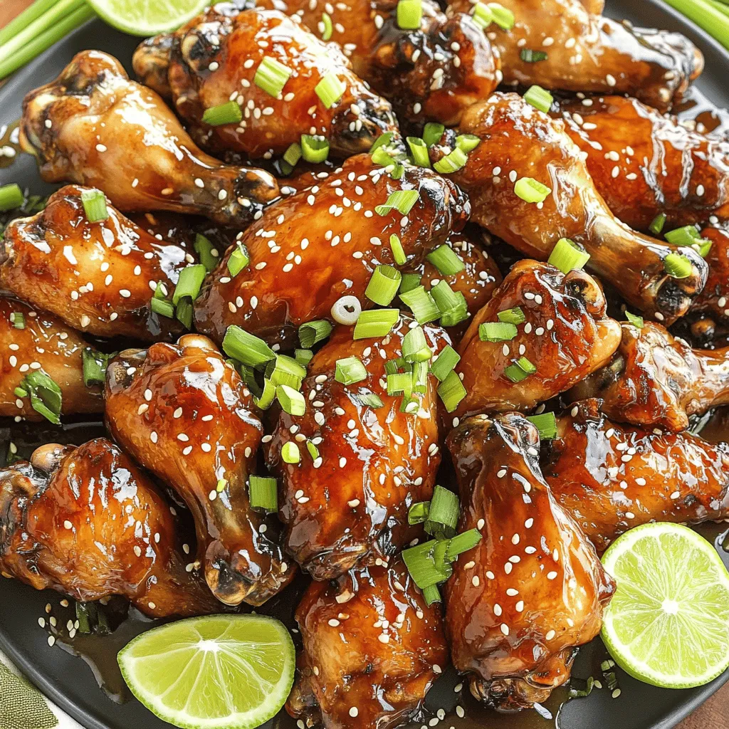 Sticky Honey Soy Chicken Wings Irresistible Flavor Treat