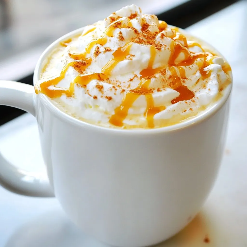 Caramel Pumpkin Spice Latte Irresistible Fall Treat