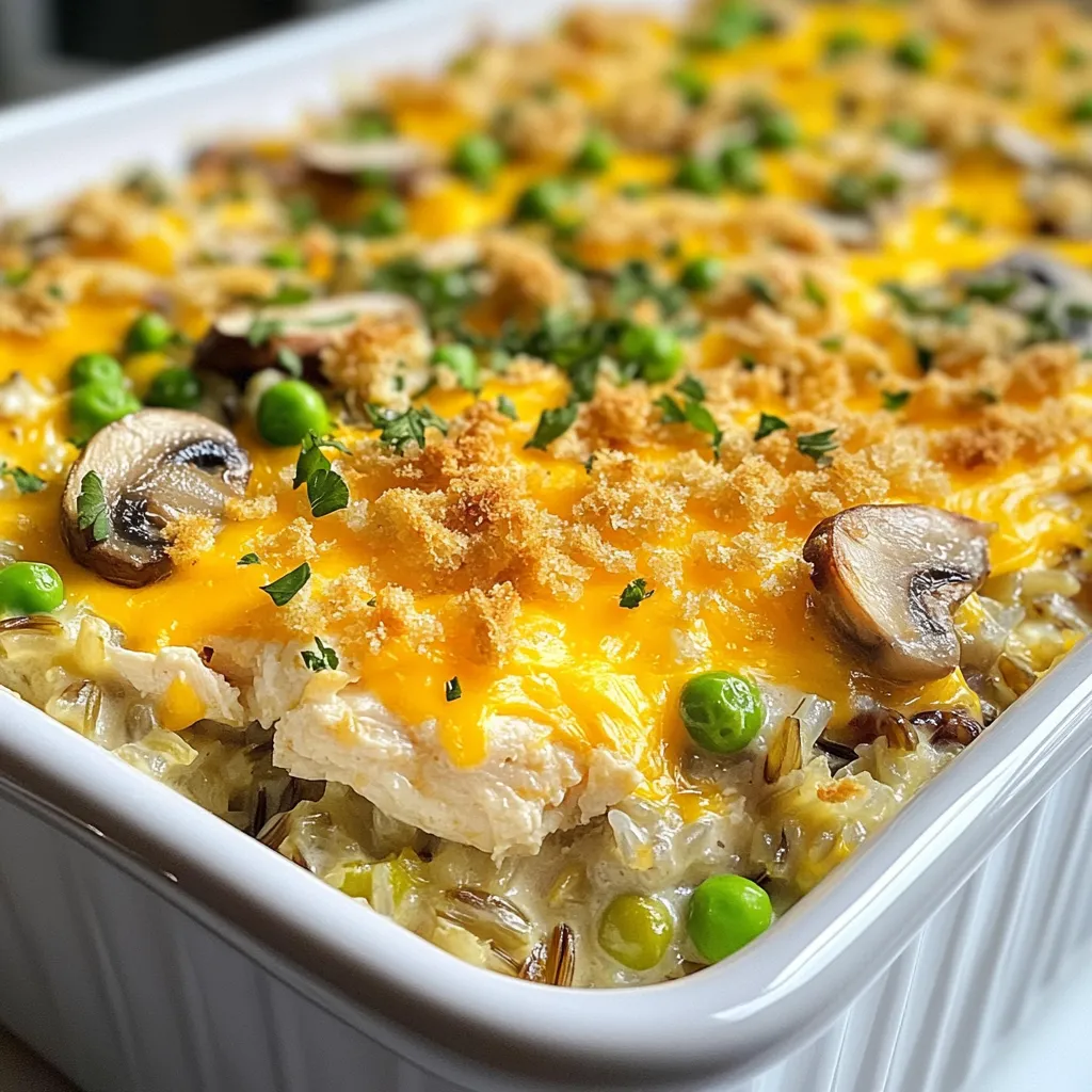 Chicken Wild Rice Casserole Flavorful and Simple Dish