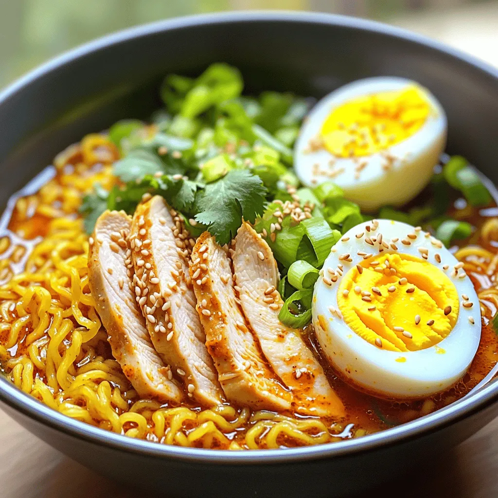 Minute Chili Garlic Chicken Ramen Flavorful Meal Idea