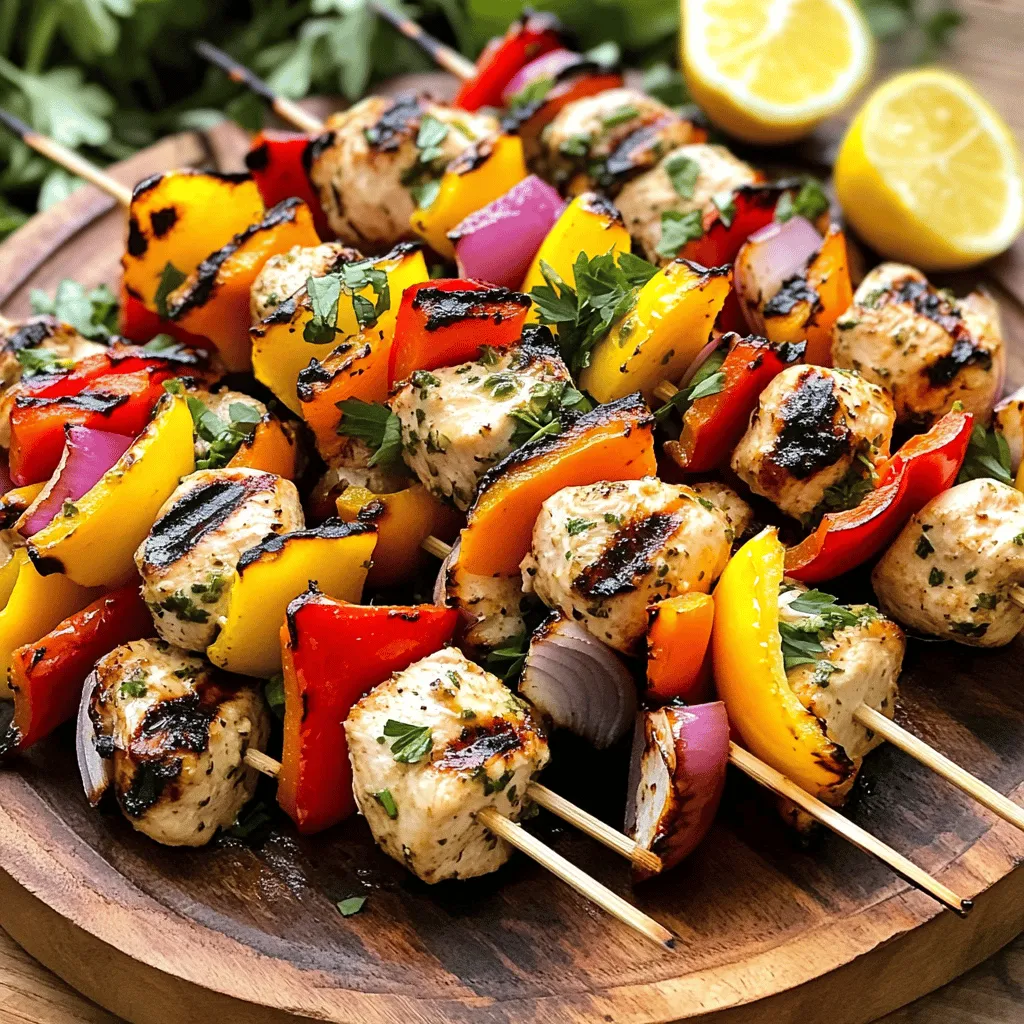 Lemon Herb Grilled Chicken Kabobs Flavorful Delight