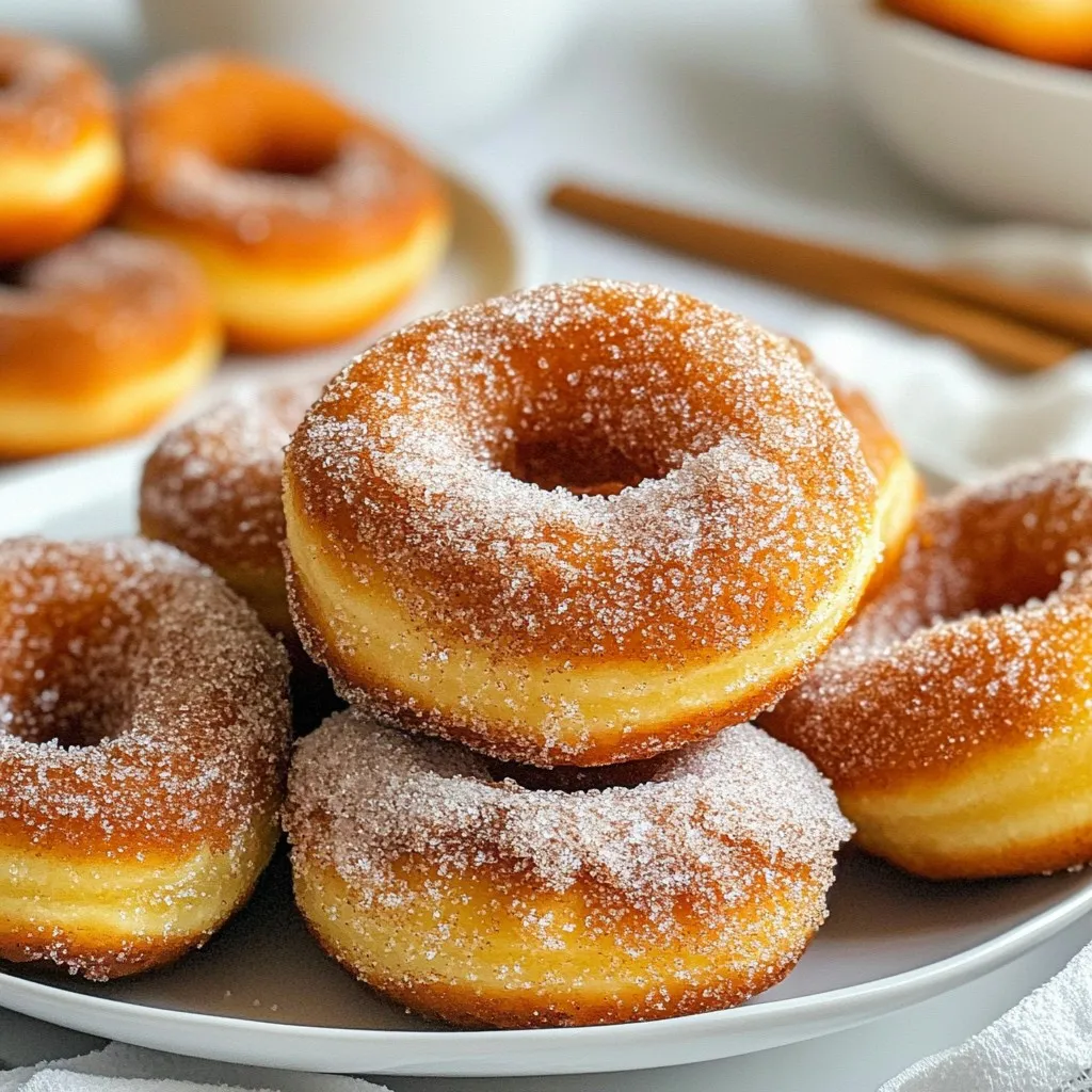 Air Fryer Cinnamon Sugar Donuts Easy and Tasty Recipe