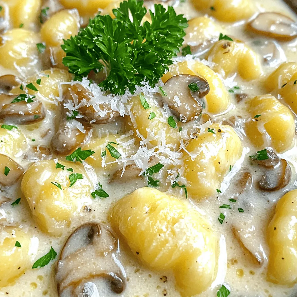Creamy Mushroom Gnocchi Delightful and Simple Recipe