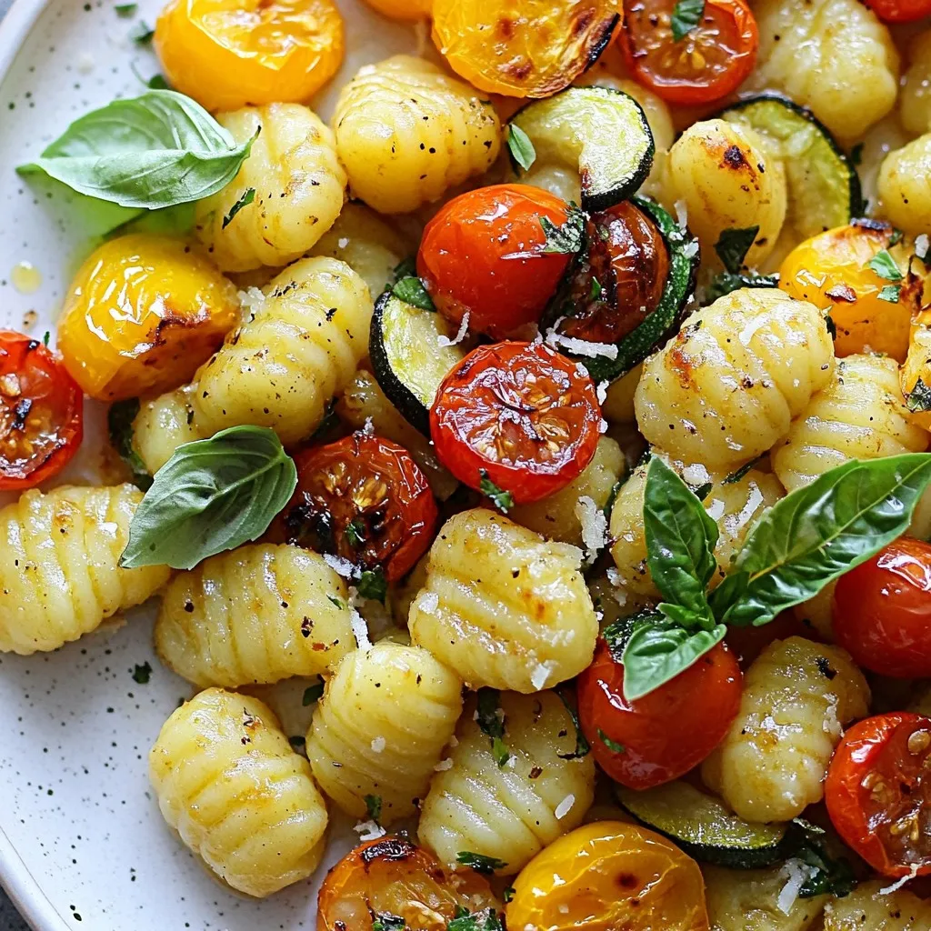 Sheet Pan Gnocchi with Roasted Vegetables Delight