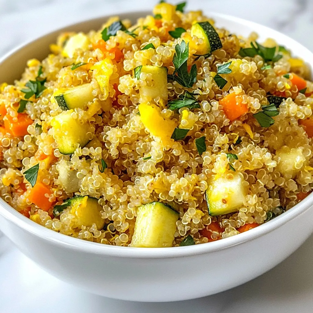Lemon Herb Quinoa Pilaf Nutritious and Flavorful Dish
