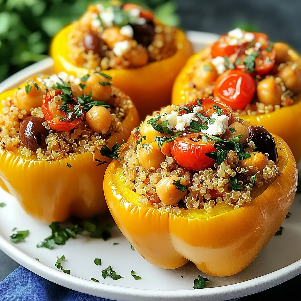 Mediterranean Stuffed Peppers Flavorful and Healthy Dish