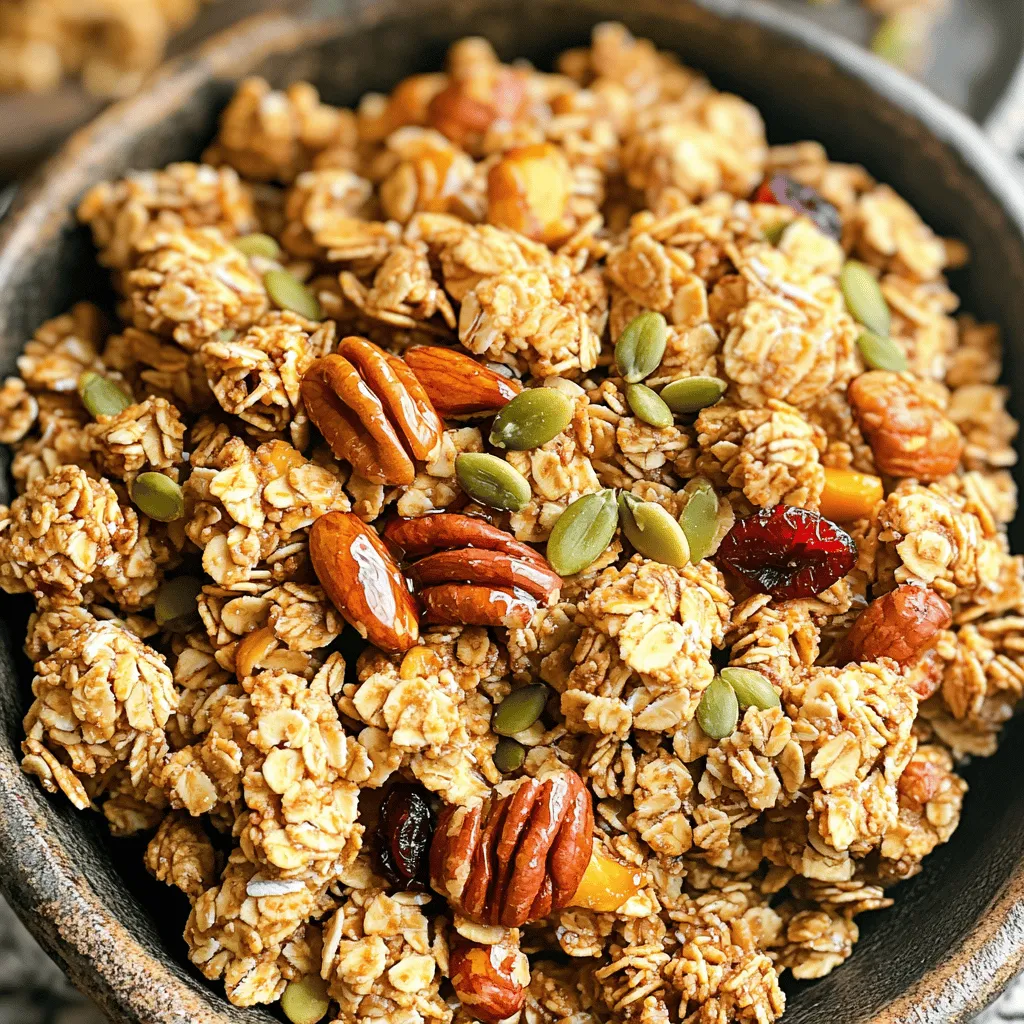 Maple Pecan Granola Clusters Easy Homemade Snack