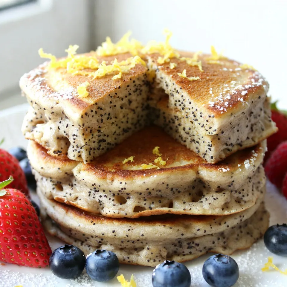 Lemon Poppy Seed Pancakes Flavorful Breakfast Treat