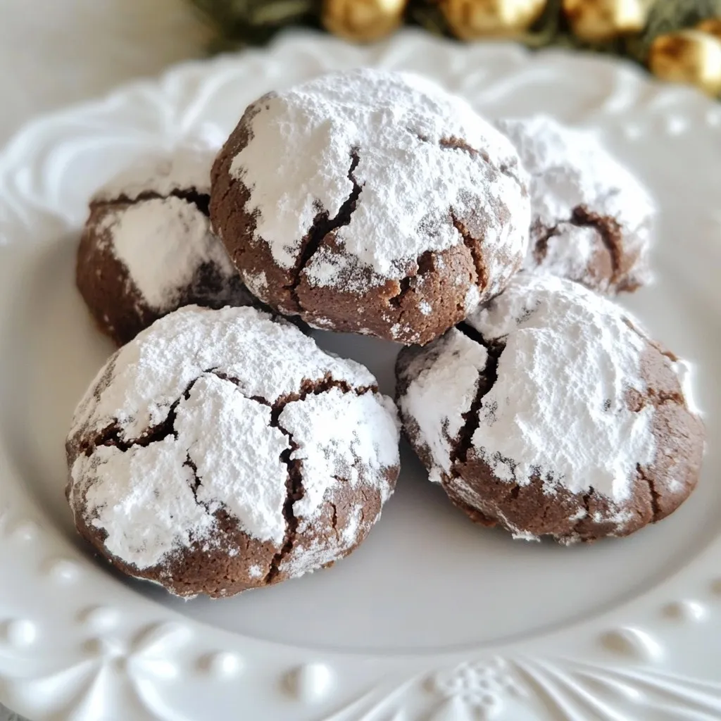 Classic Chocolate Crinkle Cookies Easy and Tasty Treat