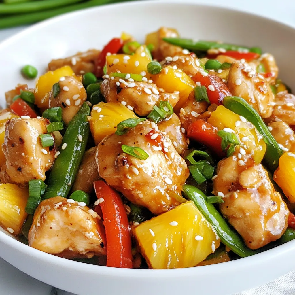 Pineapple Chicken Stir Fry Flavorful and Easy Recipe