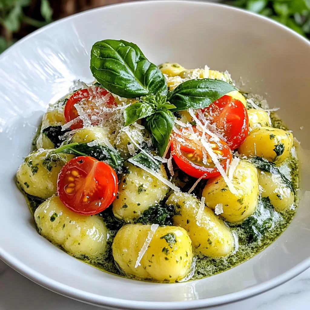 Creamy Pesto Gnocchi Flavorful Dinner Delight