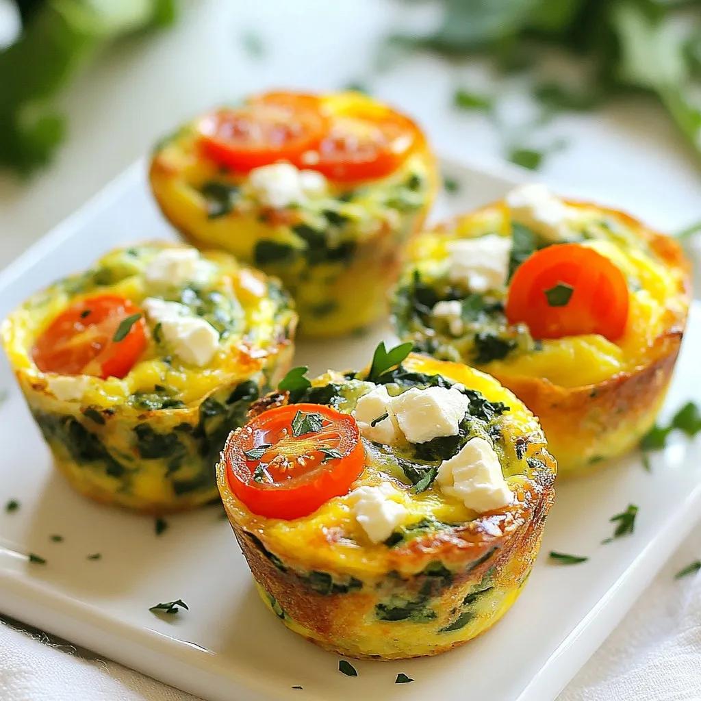 Spinach Feta Egg Muffins Flavorful and Healthy Snack