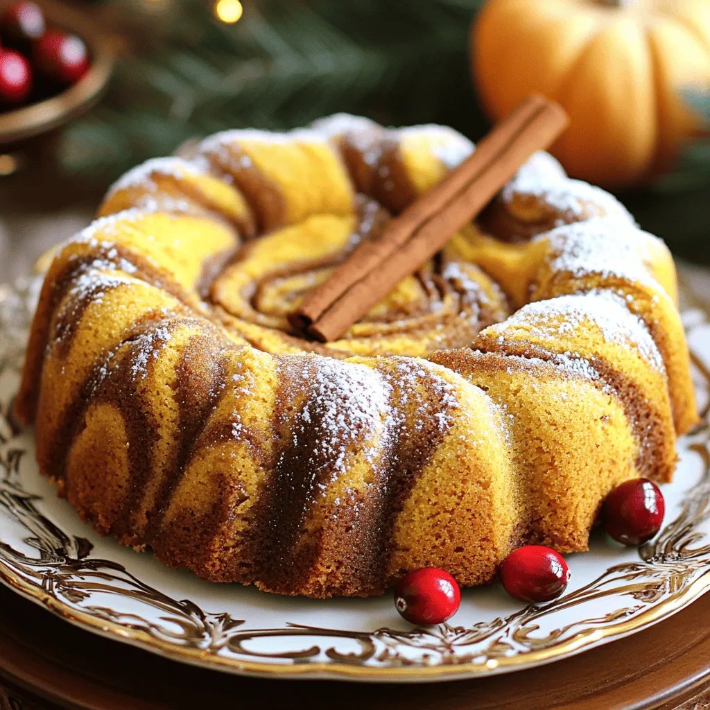 Pumpkin Swirl Pound Cake Irresistible and Moist Recipe