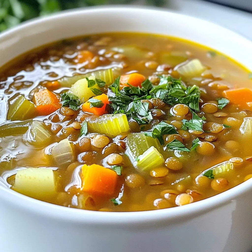 Classic Lentil Soup Flavorful and Nourishing Dish
