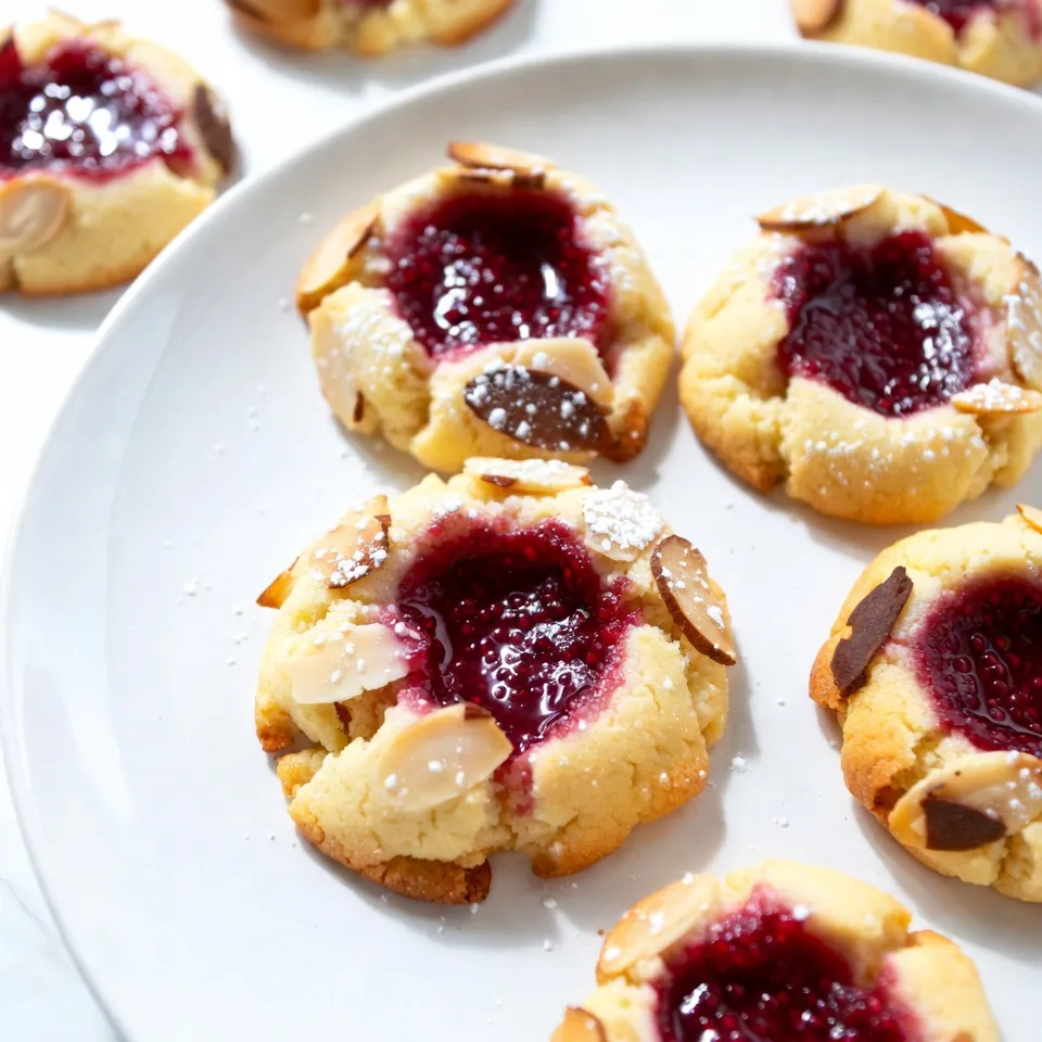 Raspberry Almond Thumbprint Cookies Easy Recipe Guide