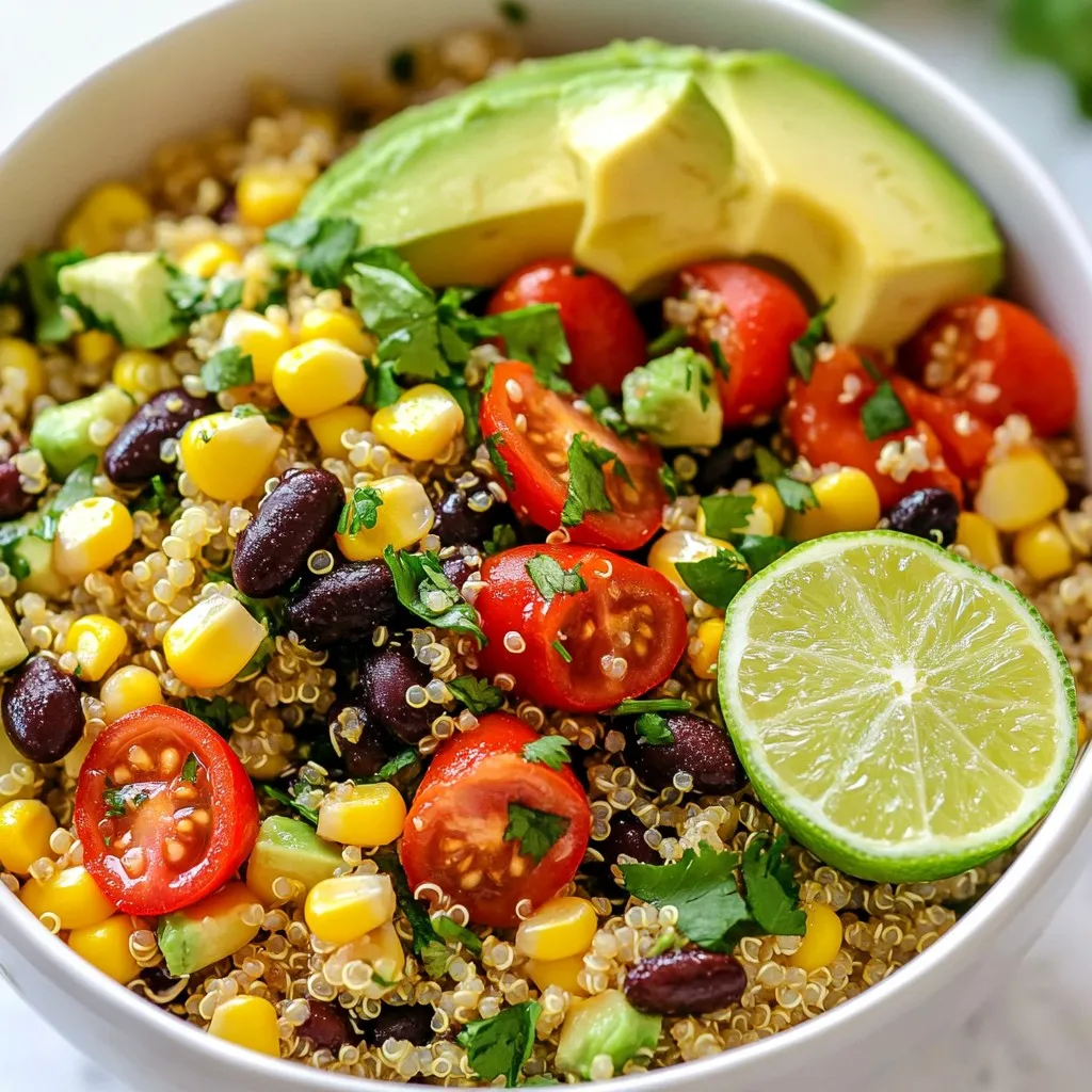Zesty Cilantro Lime Quinoa Flavorful Healthy Dish