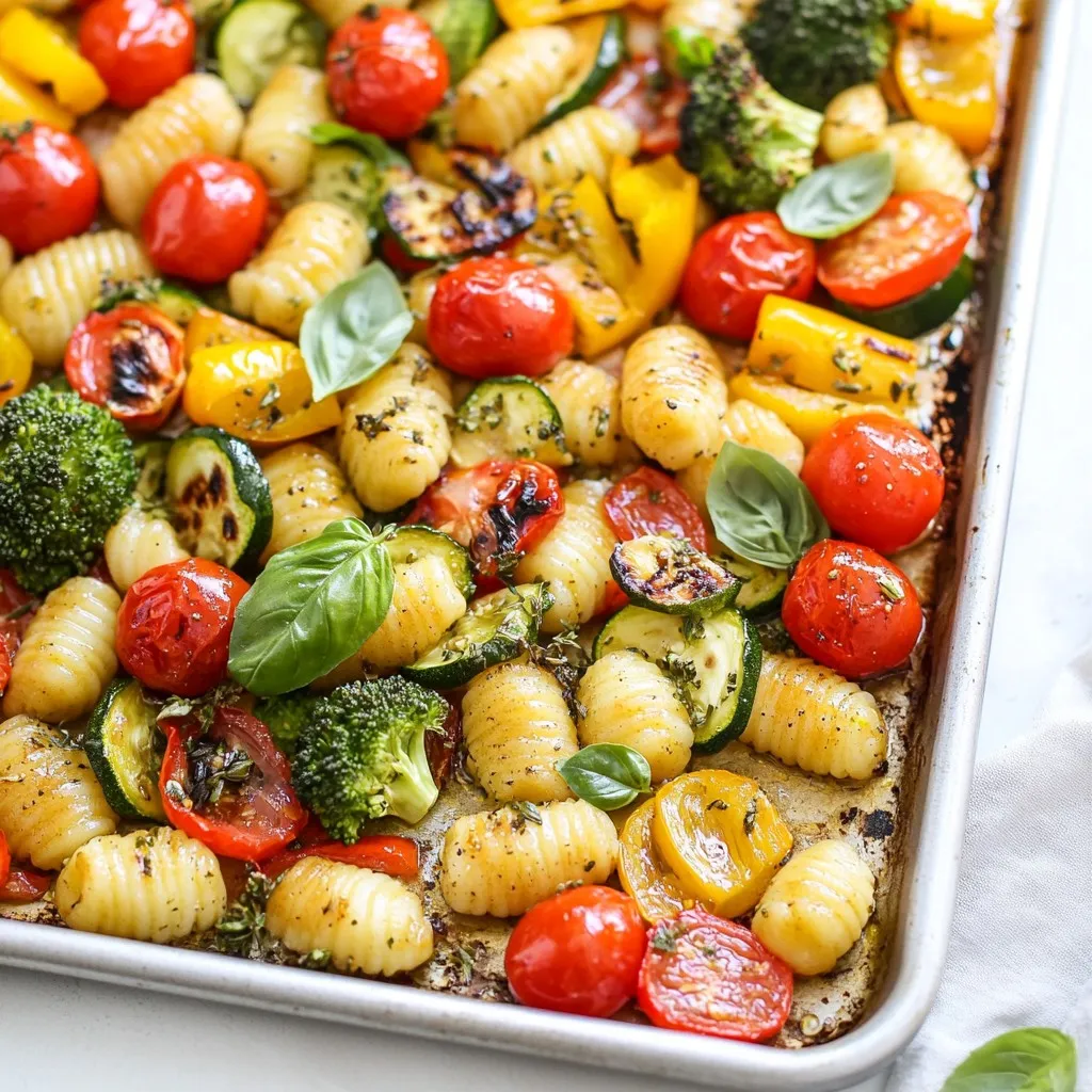 Sheet Pan Gnocchi Primavera Flavorful and Easy Meal