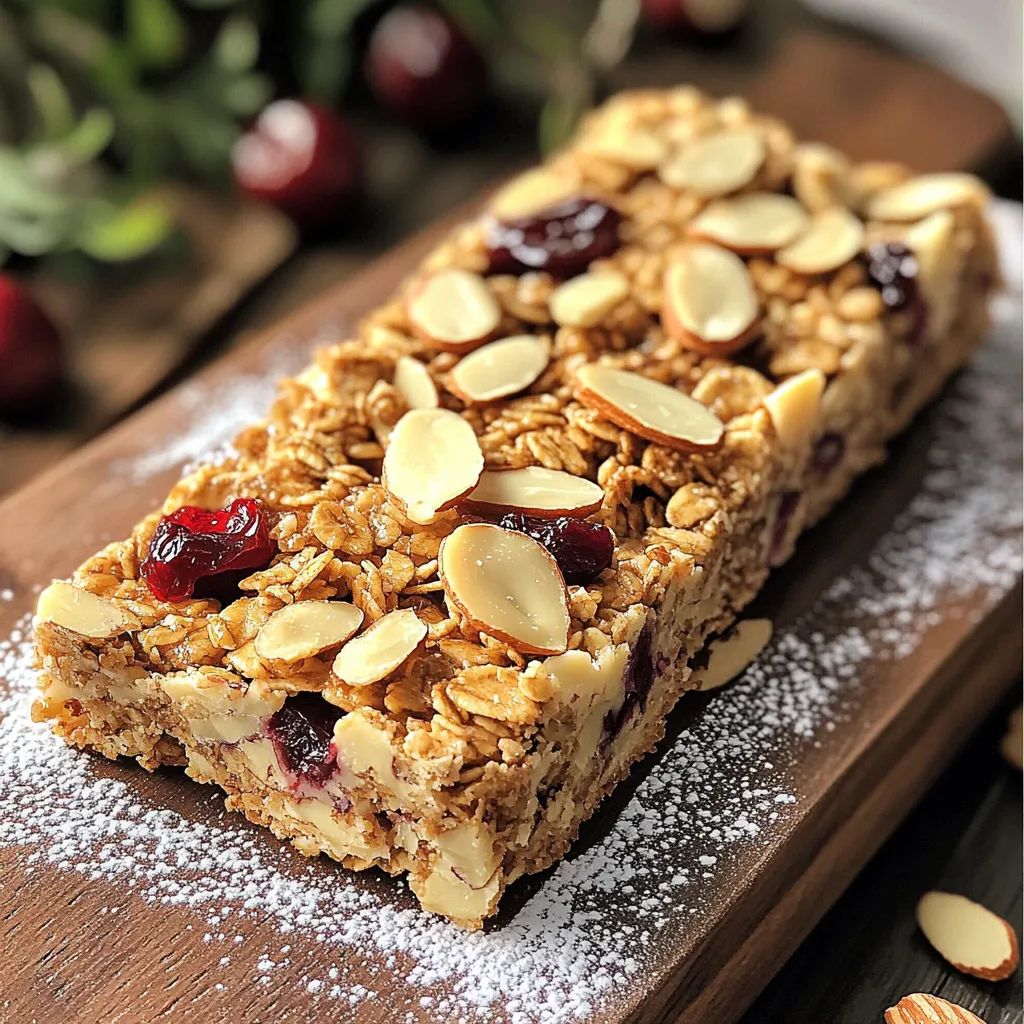 Cherry Almond Granola Bars Nourishing Snack Idea