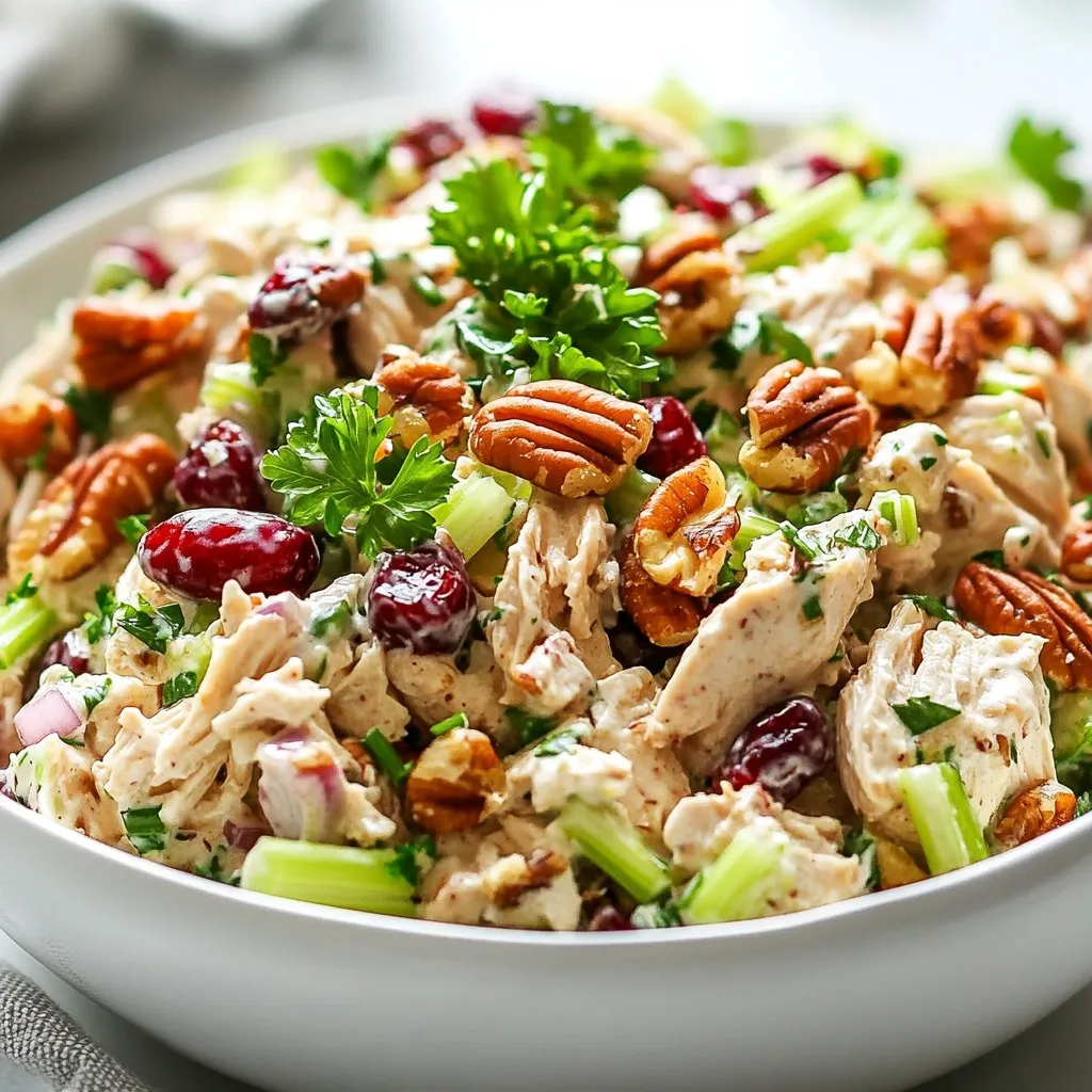 Cranberry Pecan Chicken Salad Simple and Tasty Recipe