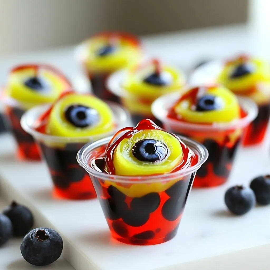 Halloween Eyeball Gelatin Shots Fun and Creepy Treats