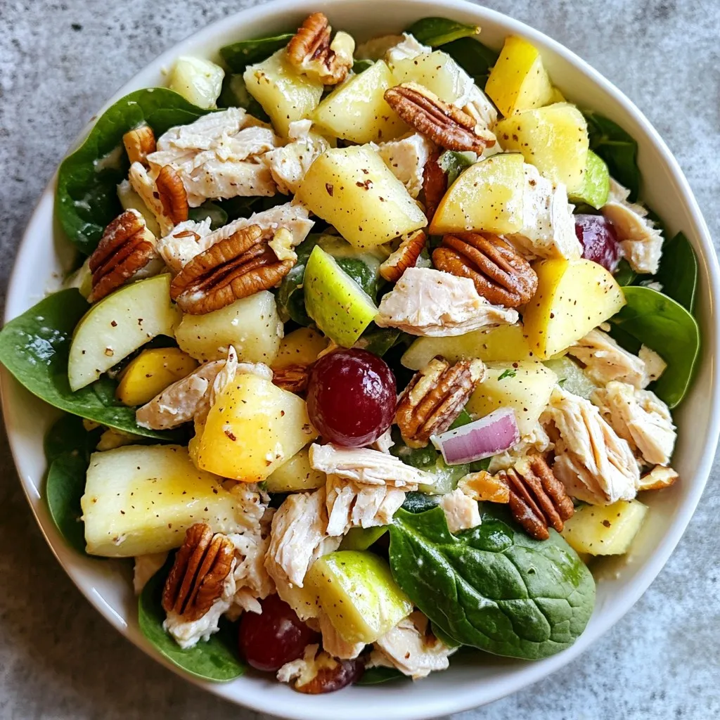 Apple Pecan Chicken Salad Fresh and Flavorful Dish