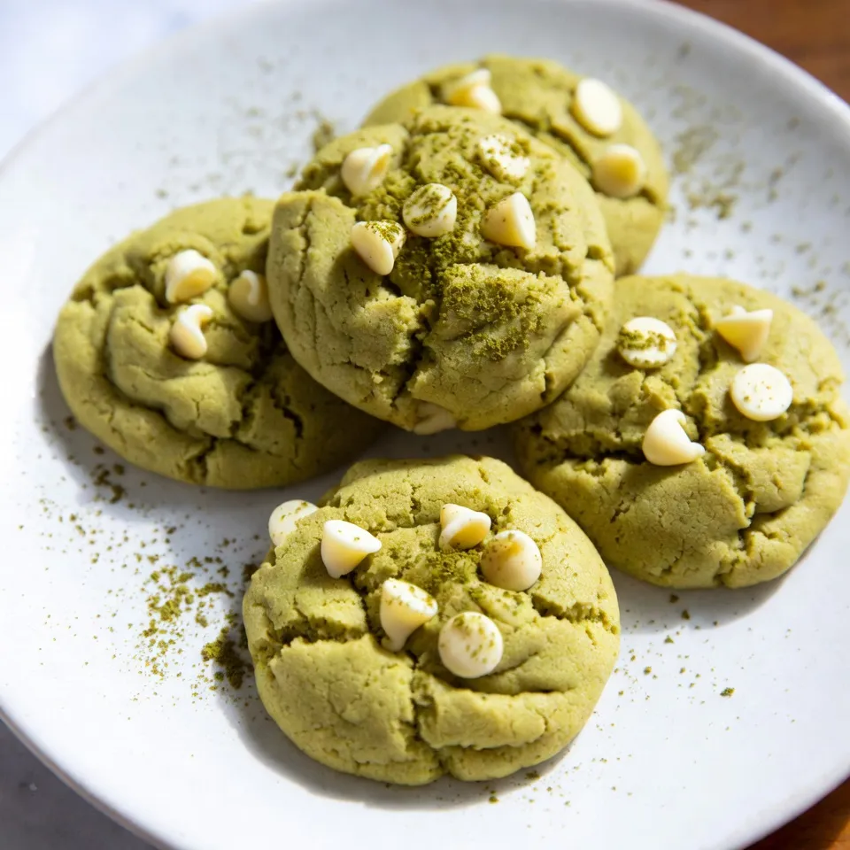 Matcha White Chocolate Cookies Irresistible Treat