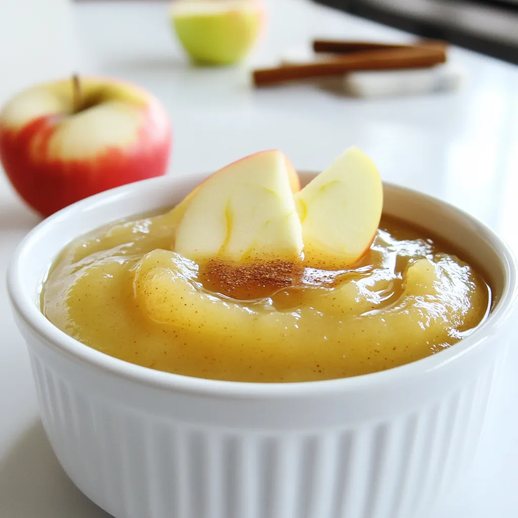 Cinnamon Maple Applesauce Slow Cooker Delightful Recipe