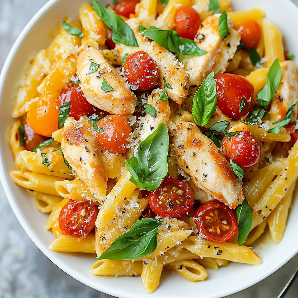 Bruschetta Chicken Pasta Flavorful and Easy Recipe