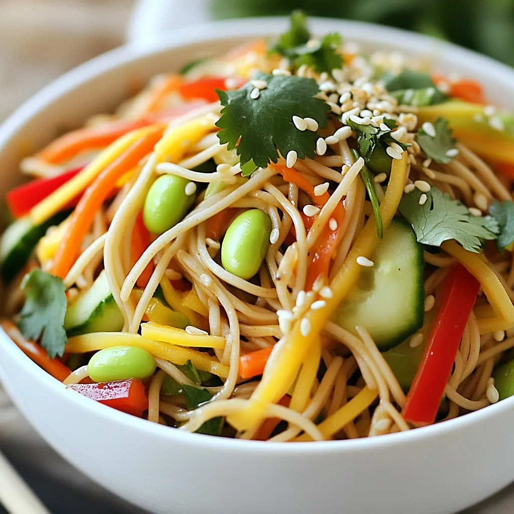 Sesame Ginger Noodle Salad Fresh and Flavorful Treat