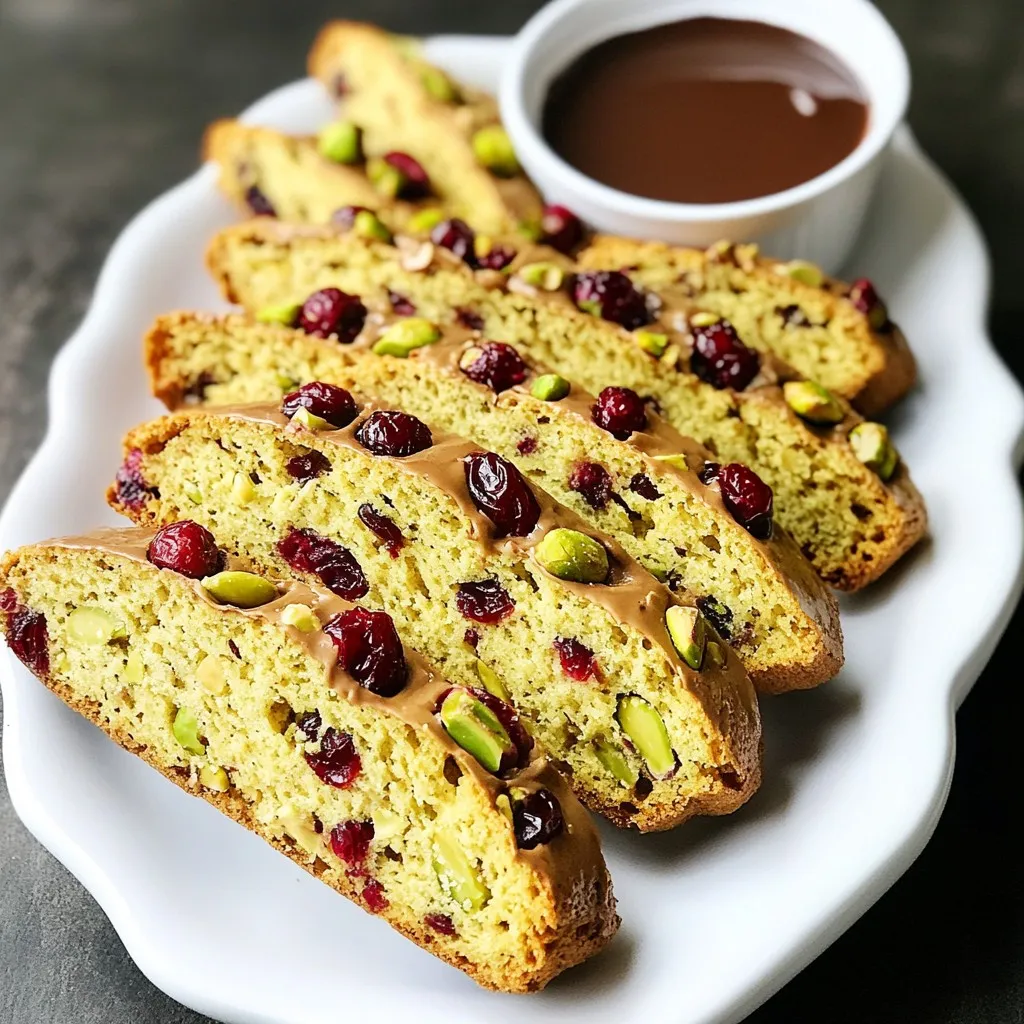 Cranberry Pistachio Biscotti Tasty and Simple Recipe