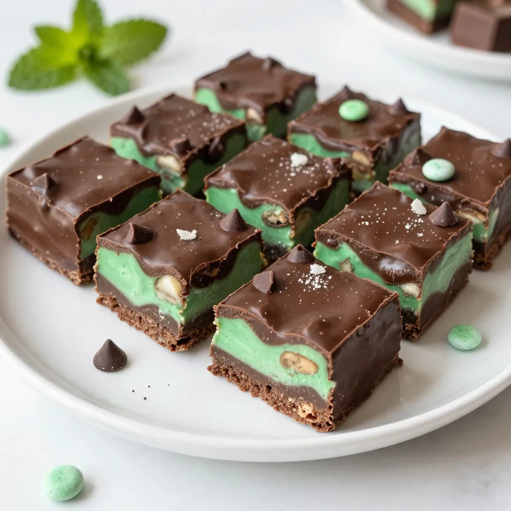 Mint Chocolate Chip Fudge Irresistible Sweet Delight