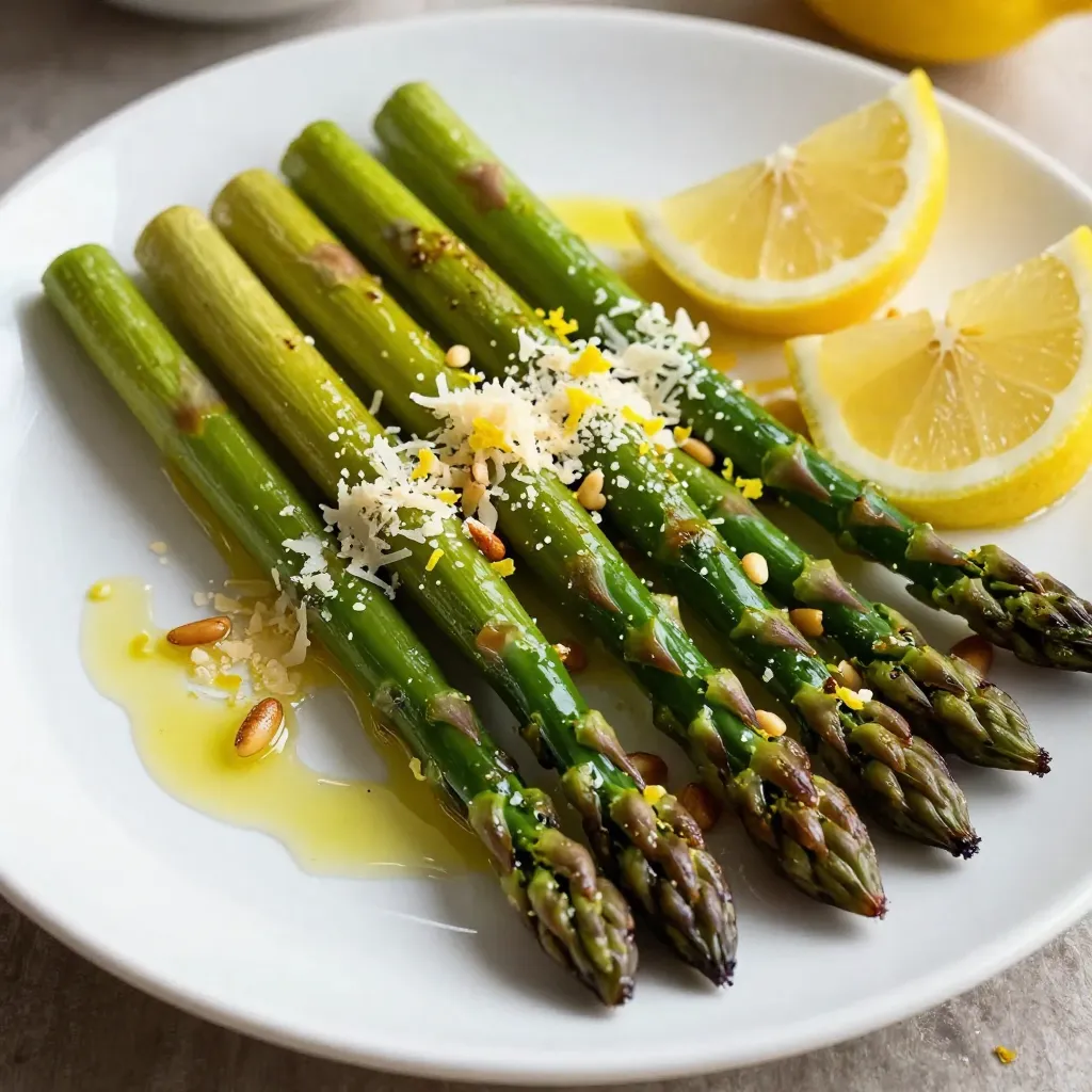 Lemon Parmesan Asparagus Crisp and Flavorful Recipe