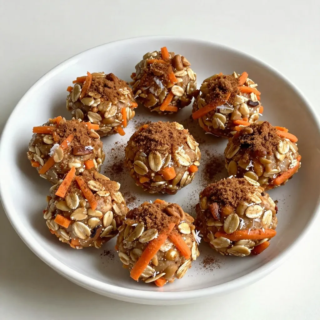 Carrot Cake Energy Bites Tasty and Healthy Snack