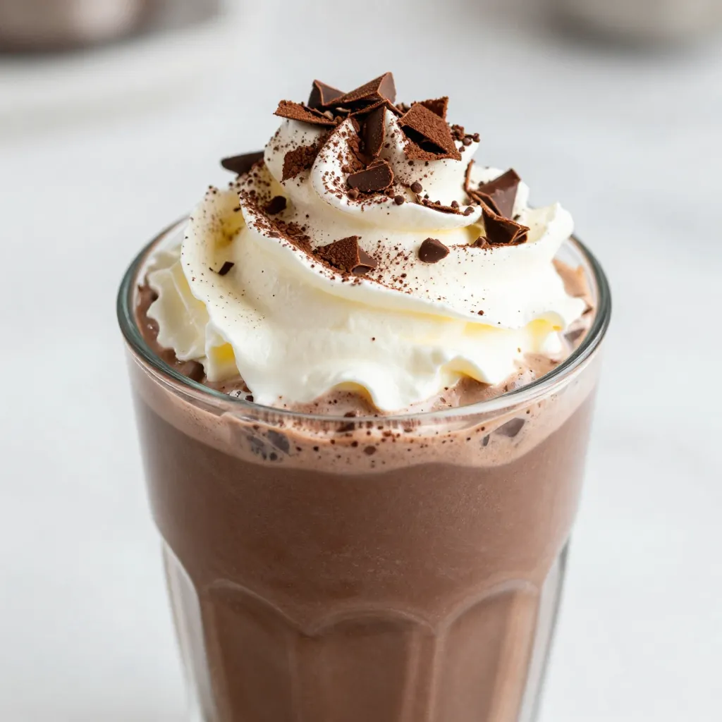 Frozen Hot Chocolate Delightful Chilled Treat for All