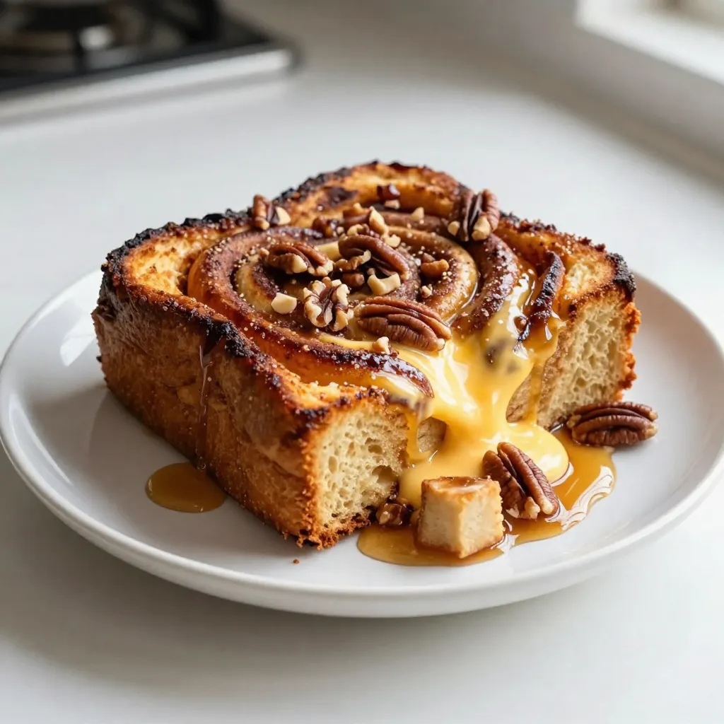 Cinnamon Roll French Toast Bake Scrumptious Delight