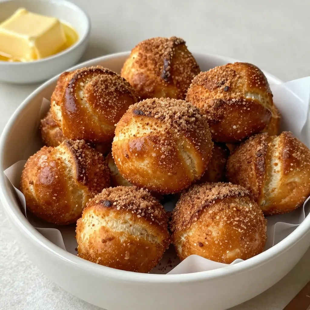 Cinnamon Sugar Pretzel Bites Tasty and Simple Treat