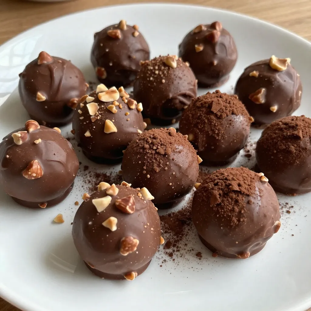 Chocolate Hazelnut Truffles Rich and Decadent Treat