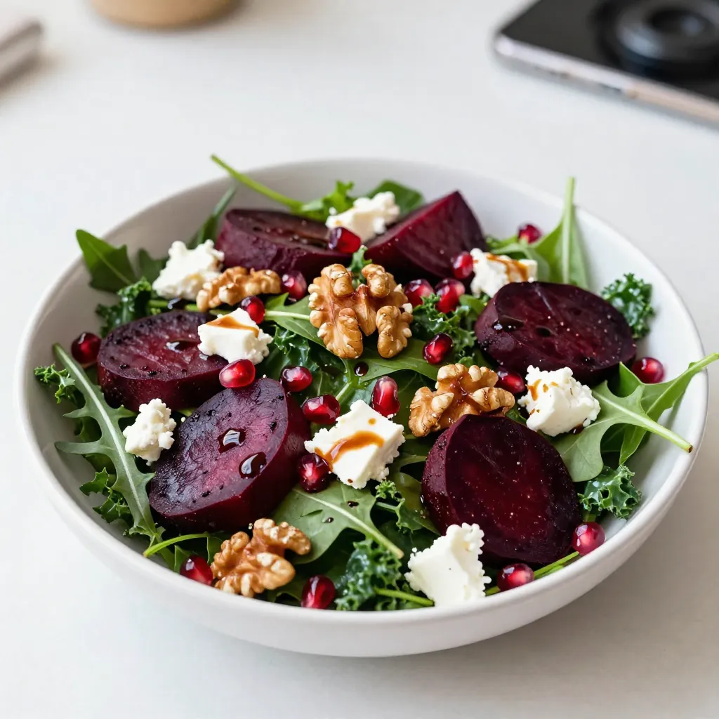 Roasted Beet Goat Cheese Salad Fresh and Flavorful Dish