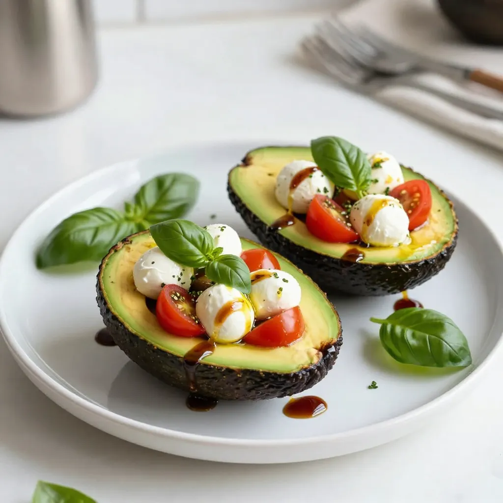 Caprese Stuffed Avocados Flavorful and Fresh Delight