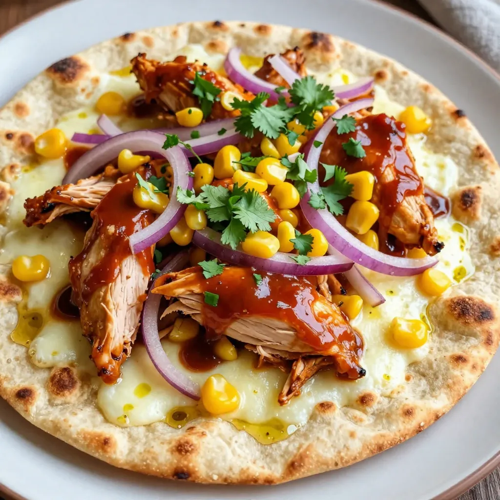 BBQ Chicken Flatbread Simple and Flavorful Delight