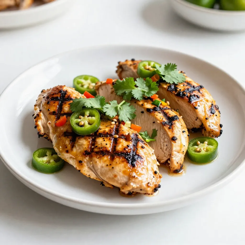 Jalapeño Lime Grilled Chicken Flavorful and Tangy Dish