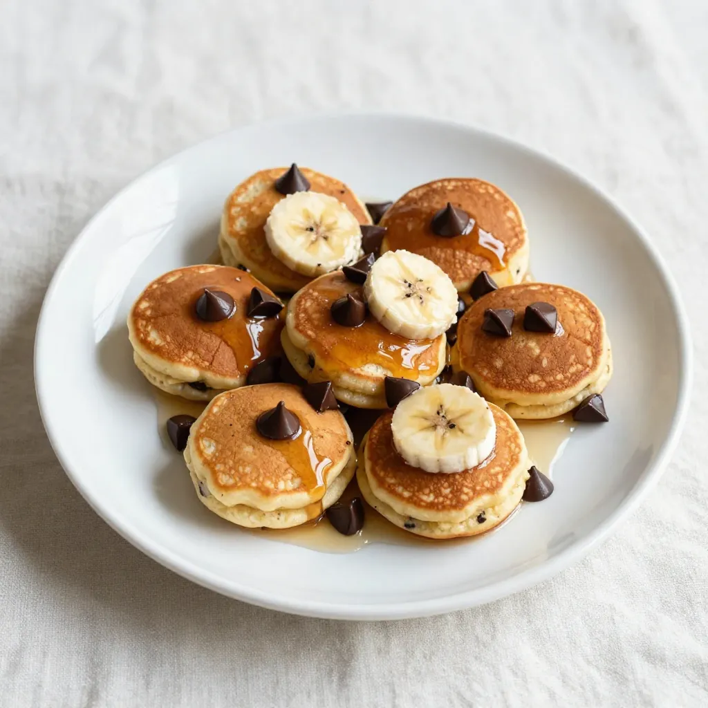 Chocolate Chip Banana Pancake Bites Easy and Fun Recipe