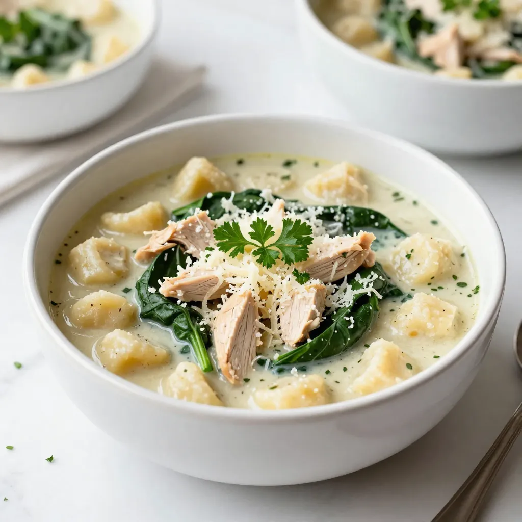 Creamy Chicken Gnocchi Soup Easy Comfort Recipe