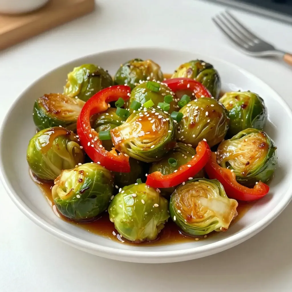 Honey Garlic Brussels Sprout Stir Fry Healthy Delight