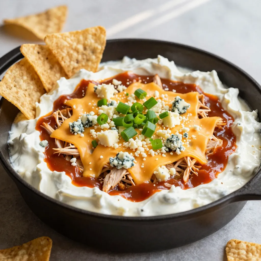 Buffalo Chicken Dip Skillet Tasty and Easy Recipe