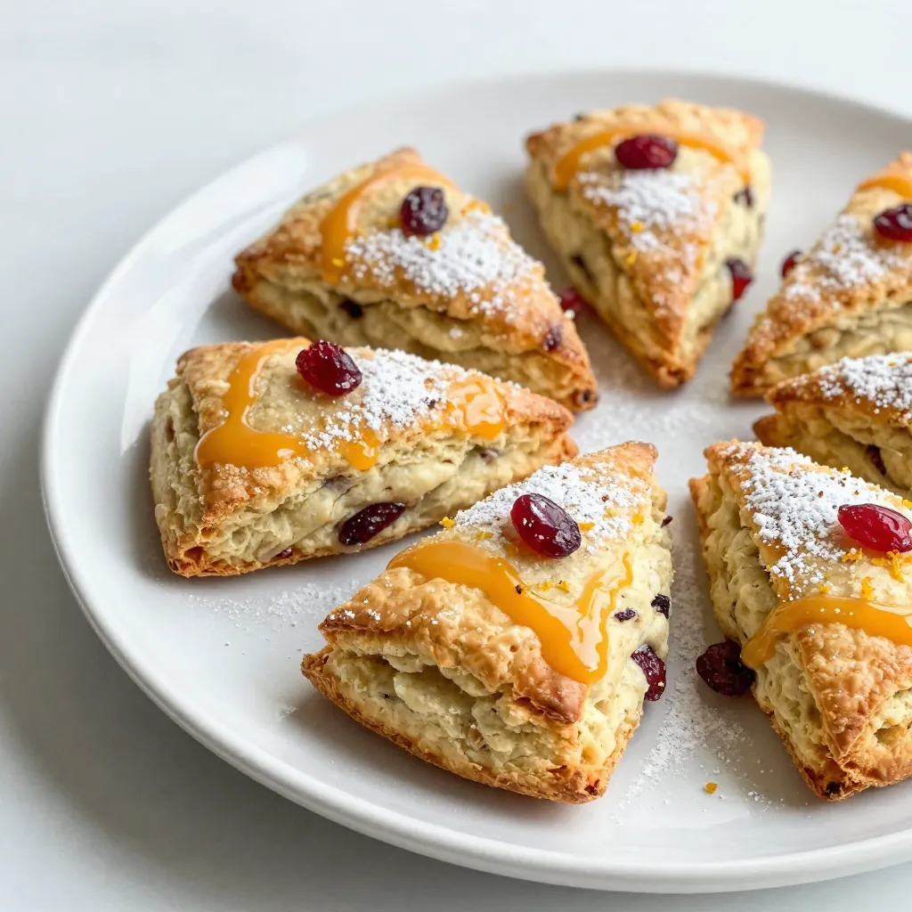 Cranberry Orange Scones Fresh and Flavorful Delight