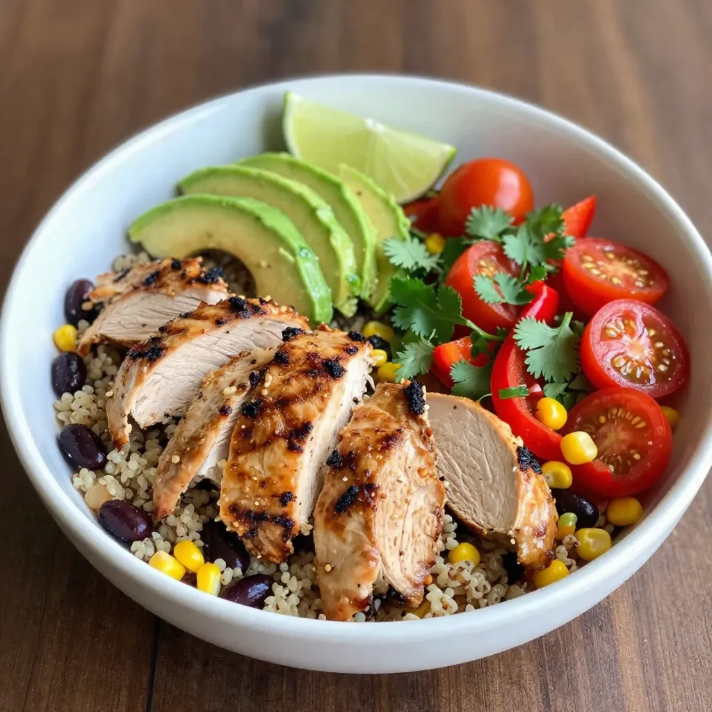 Southwest Chicken Burrito Bowl Flavorful Meal Idea