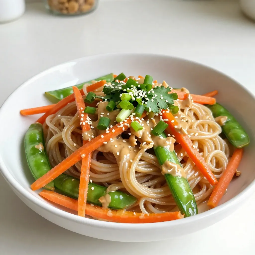 Sesame Peanut Noodle Salad Vibrant and Flavorful Dish