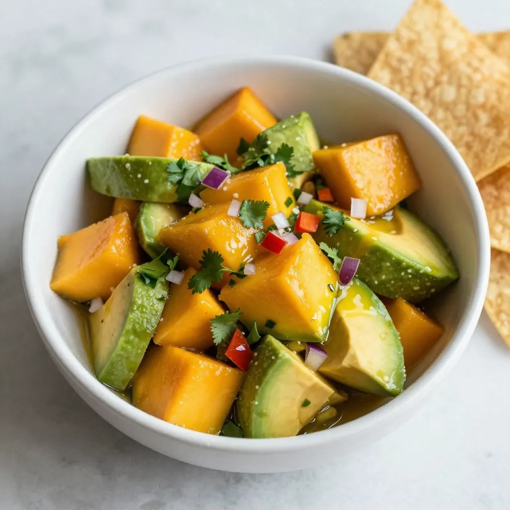 Mango Avocado Salsa Fresh and Flavorful Treat